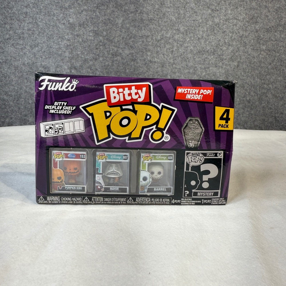 Funko Bitty Pop! Disney The Nightmare Before Christmas 4 Pack Mystery Figure